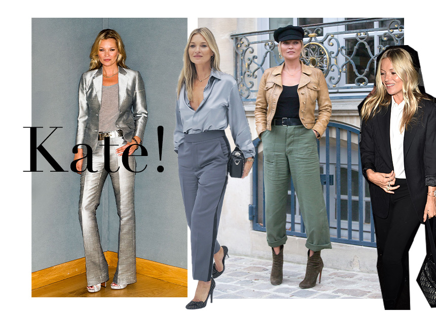 To iconic style της Kate Moss!