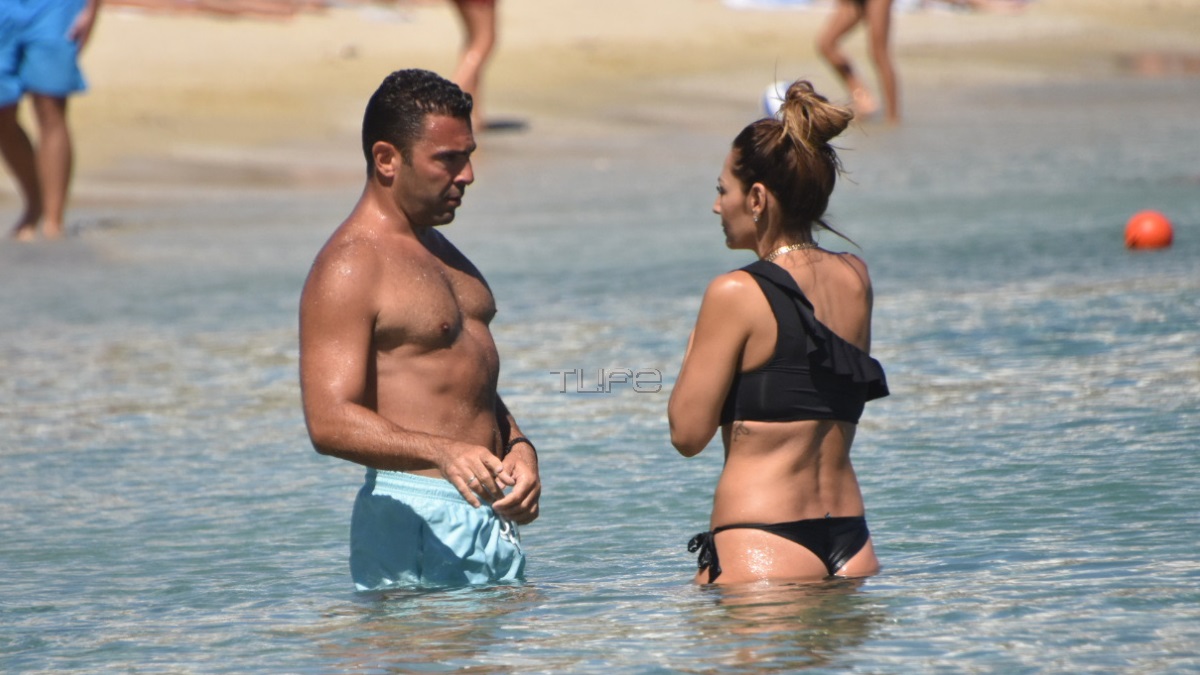 Αλέξανδρος Αγγλούπας – Όλγα Ζαπουνίδου: Full in love σε παραλία της Μυκόνου, μετά τον παραμυθένιο γάμο τους!