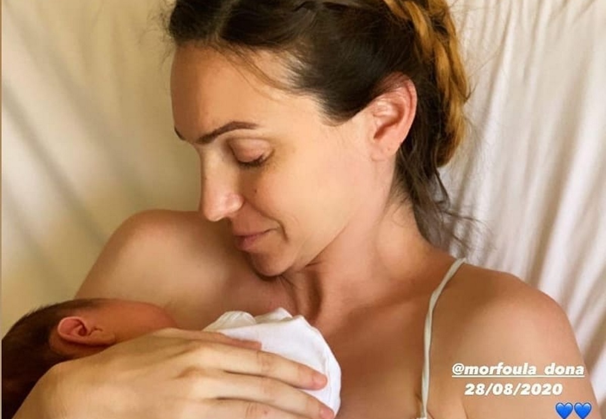Μορφούλα Ντώνα: Μιλάει πρώτη φορά για τη γέννηση του γιου της! Video