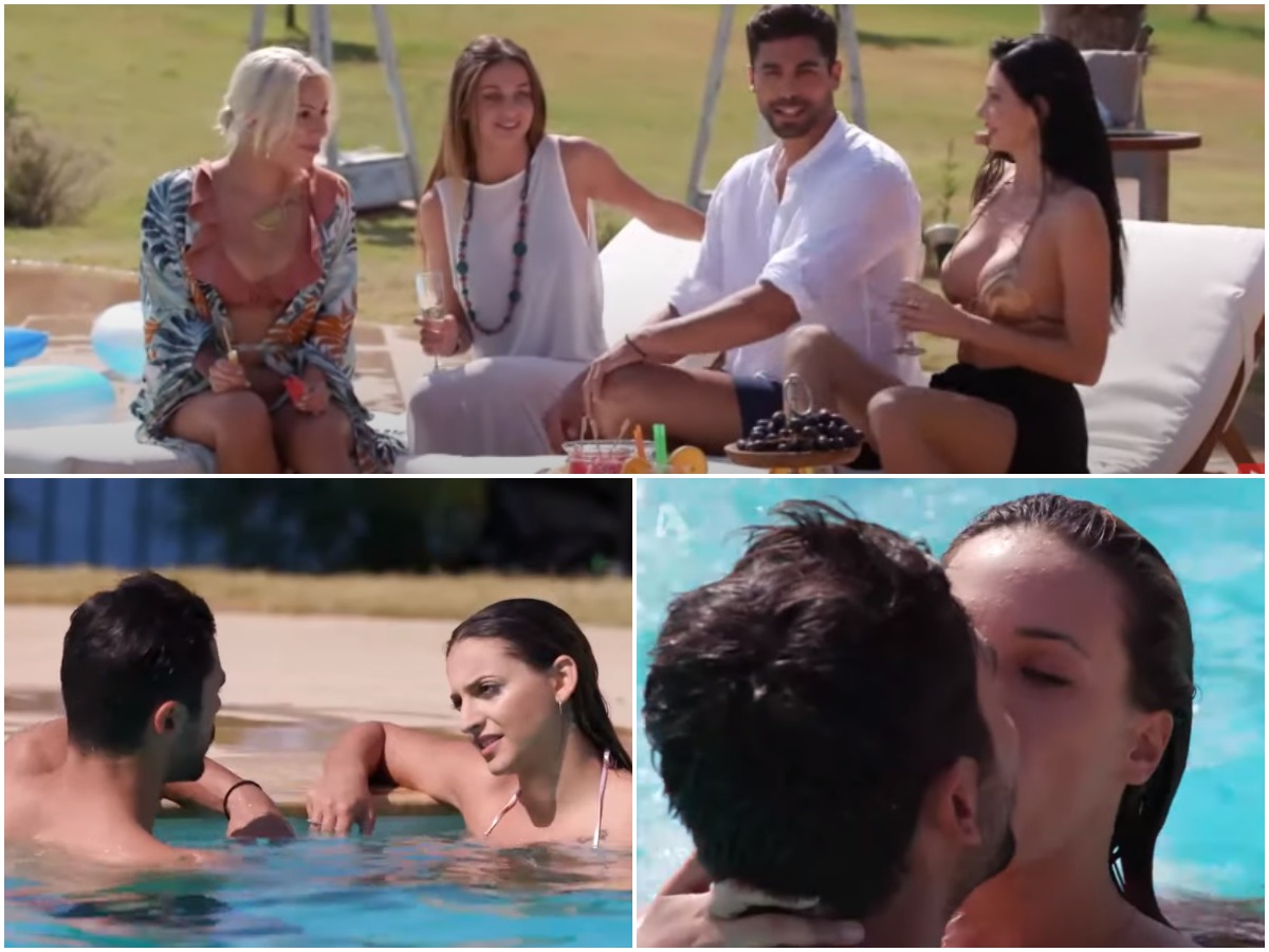 The Bachelor: Το party στην πισίνα, τα φιλιά του Παναγιώτη στην Ραφαέλα και στην Άννα και οι αντιδράσεις (video)