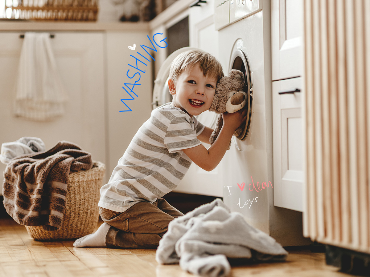 6 παιδικά αντικείμενα που μπορείς να πλύνεις στο πλυντήριο ρούχων