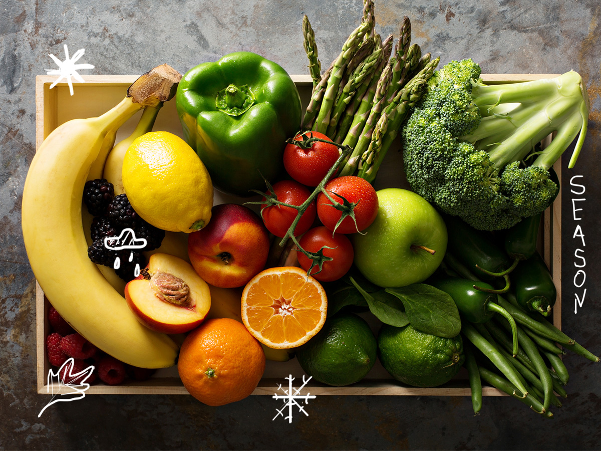 Αλήθεια γνωρίζεις ποια είναι η καλύτερη εποχή για κάθε φρούτο και λαχανικό;