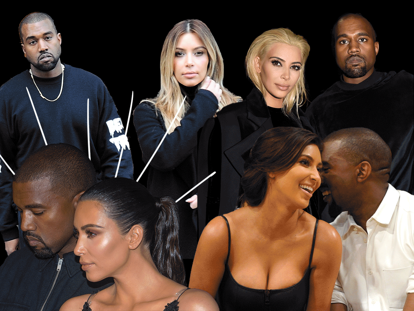 Kim Kardashian – Kanye West: οι δέκα πιο αγαπημένες μας κοινές beauty στιγμές τους