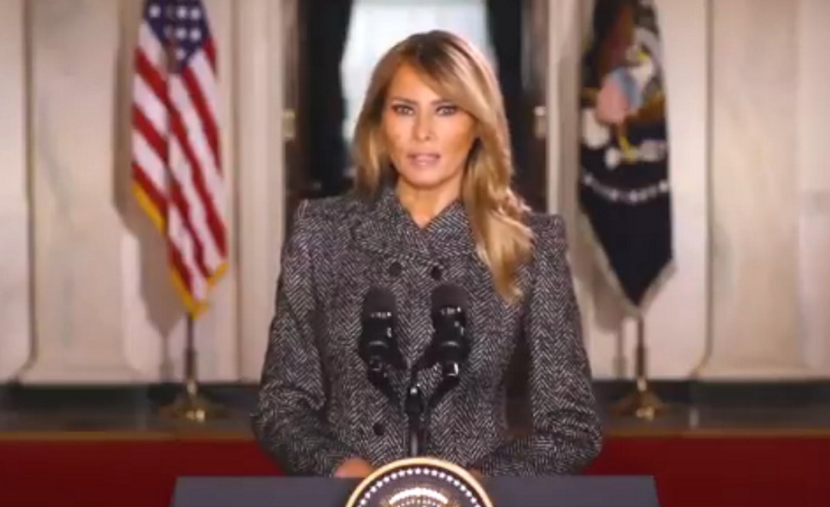 Melania Trump: Αποχαιρέτησε τους Αμερικανούς με ένα βίντεο