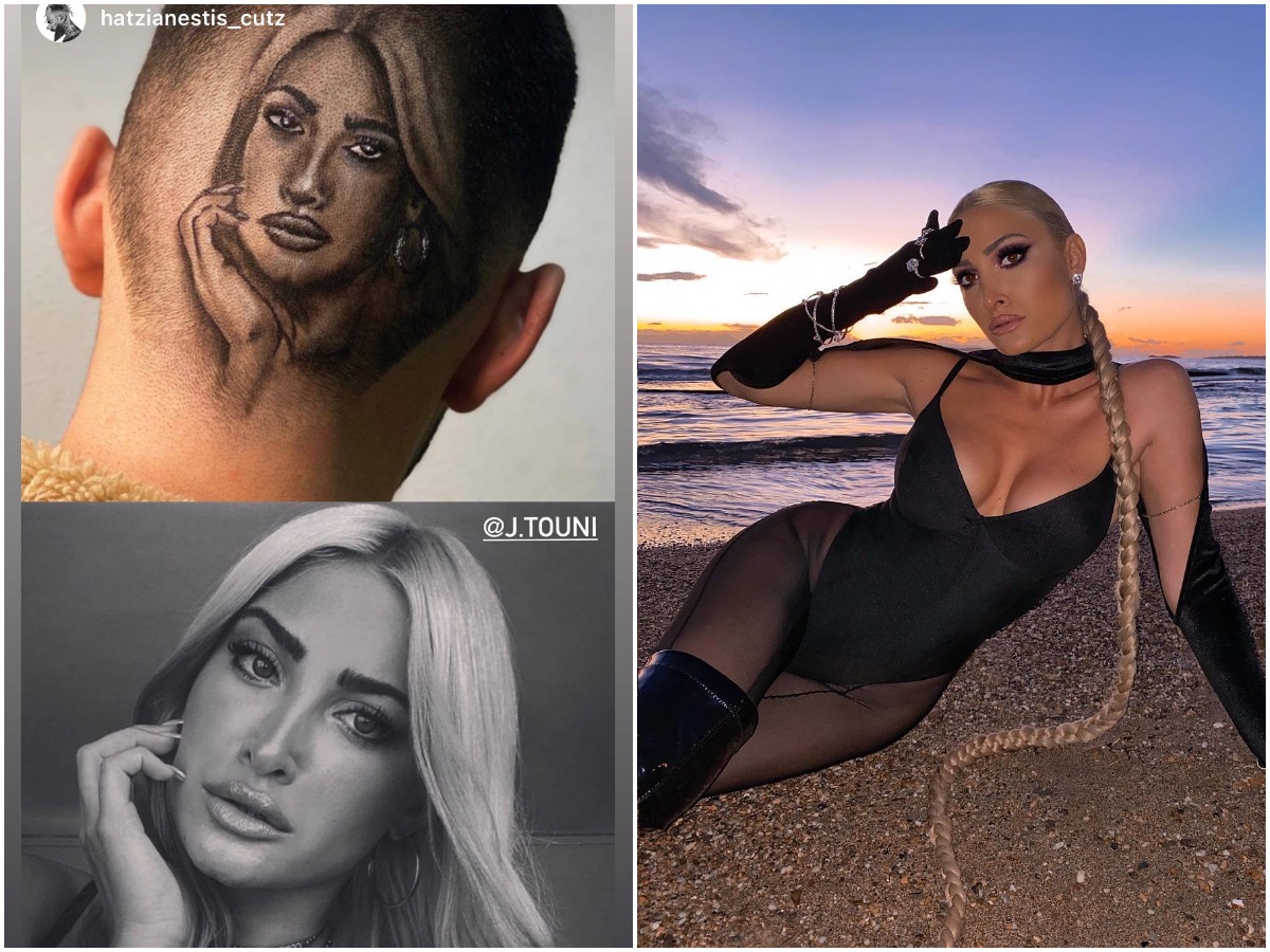 Iωάννα Τούνη: Νεαρός θαυμαστής με το… πρόσωπό της στο κεφάλι του