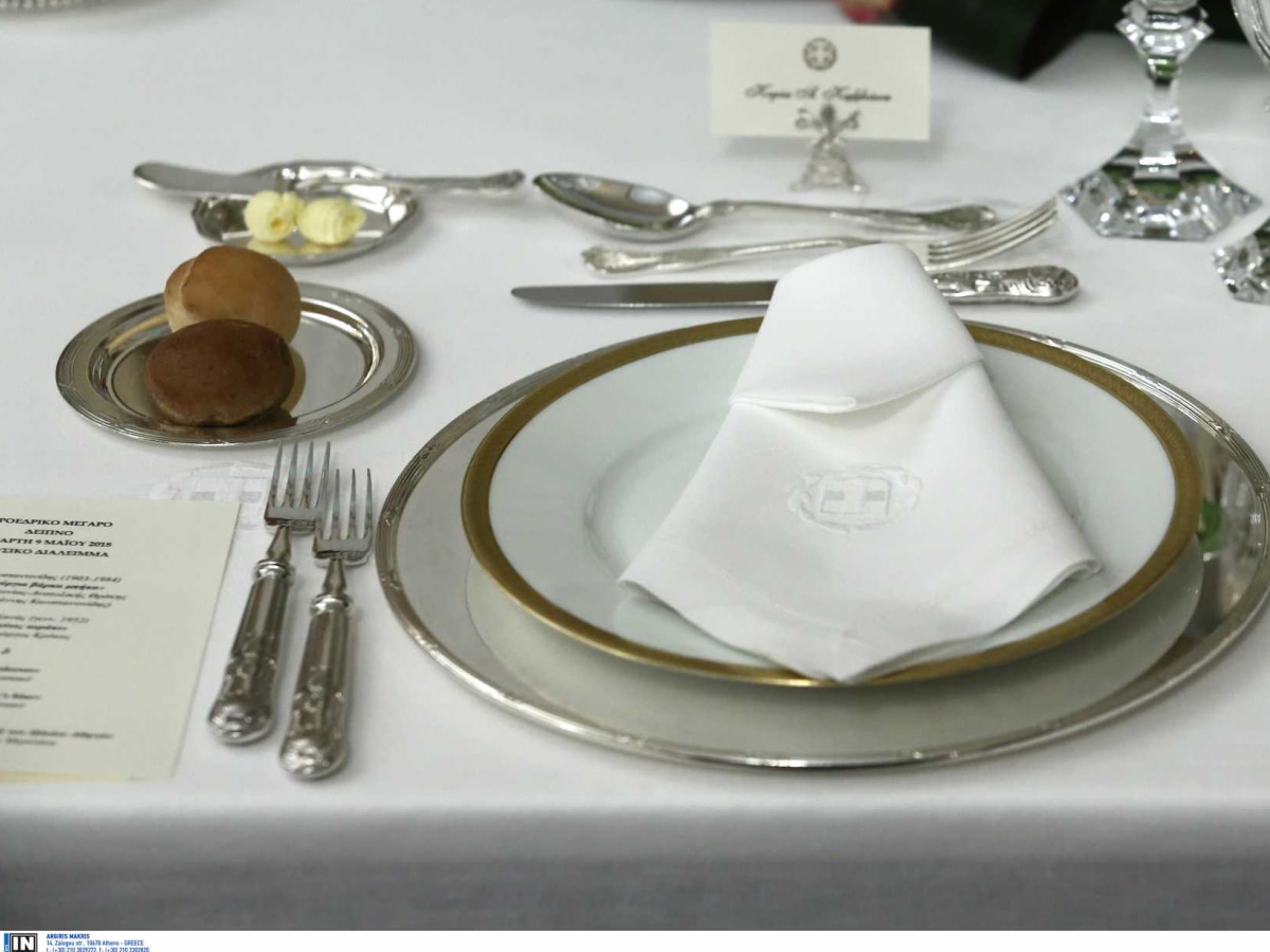 Αυτό είναι το “βασιλικό” μενού για το δείπνο στο Προεδρικό στις 24 Μαρτίου δια χειρός Λευτέρη Λαζάρου