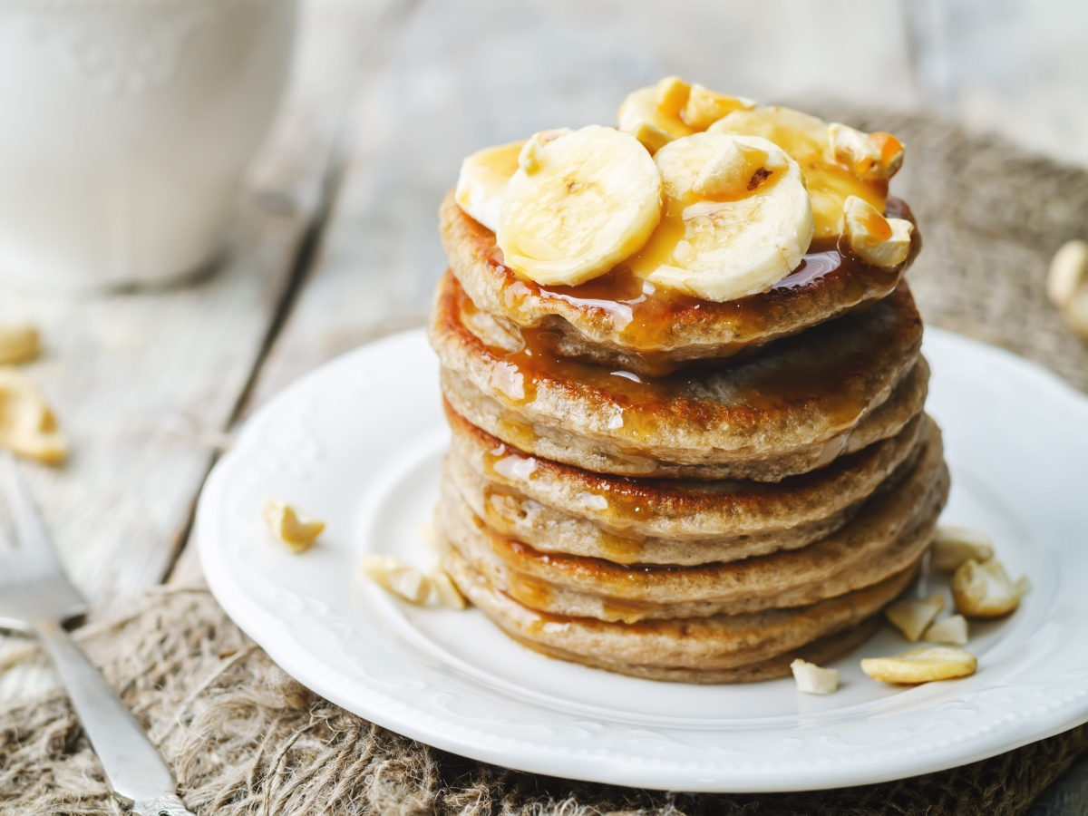 Συνταγή για Pancakes βρώμης με μπανάνα