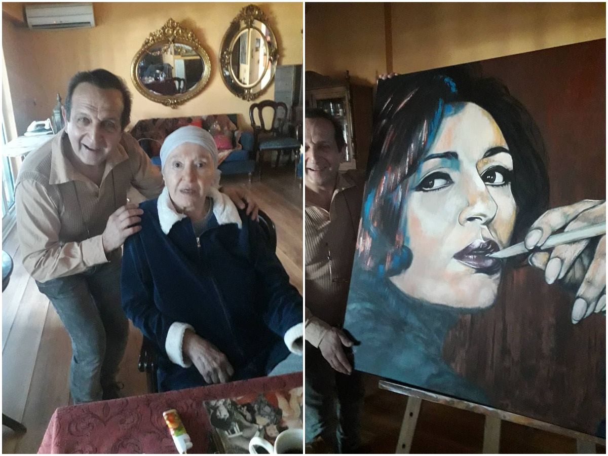 Μάρθα Καραγιάννη: Η επίσκεψη του Σπύρου Μπιμπίλα και το υπέροχο πορτραίτο της