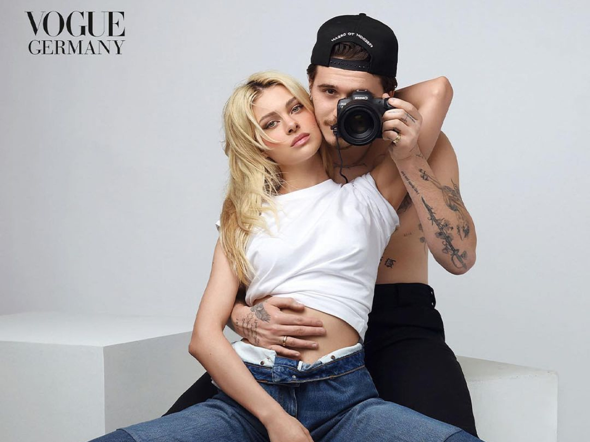 O Brooklyn Beckham φωτογραφίζει o ίδιος την μνηστή του Νicola Peltz για editorial μόδας