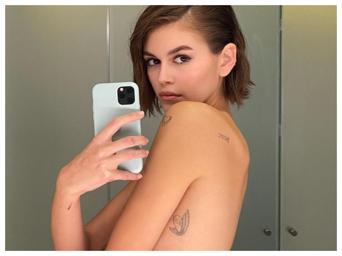 H Kaia Gerber έχει το tip για τις τέλειες selfie