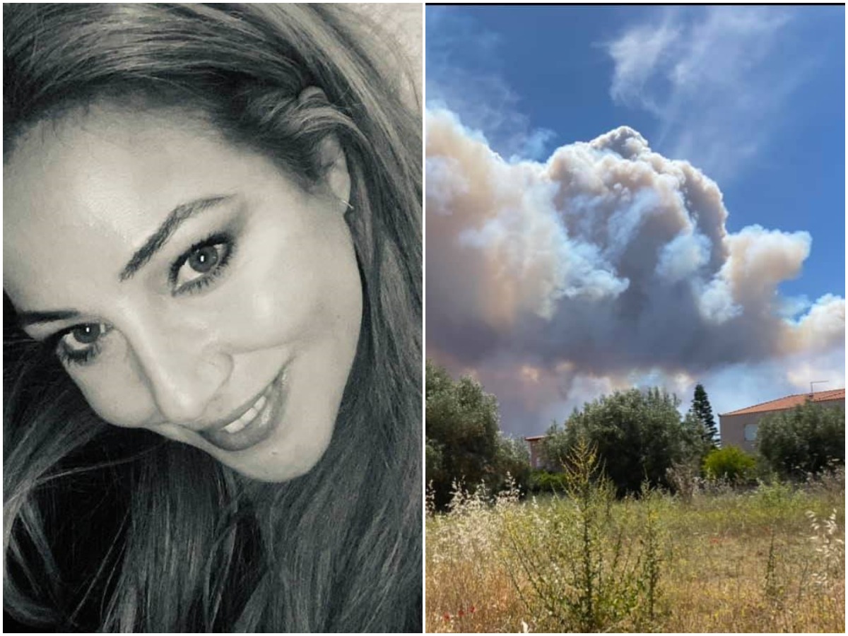 Δύσκολες στιγμές για την Ειρήνη Σκλήβα: Έφυγε από το σπίτι της στο Αλεποχώρι λόγω της φωτιάς!