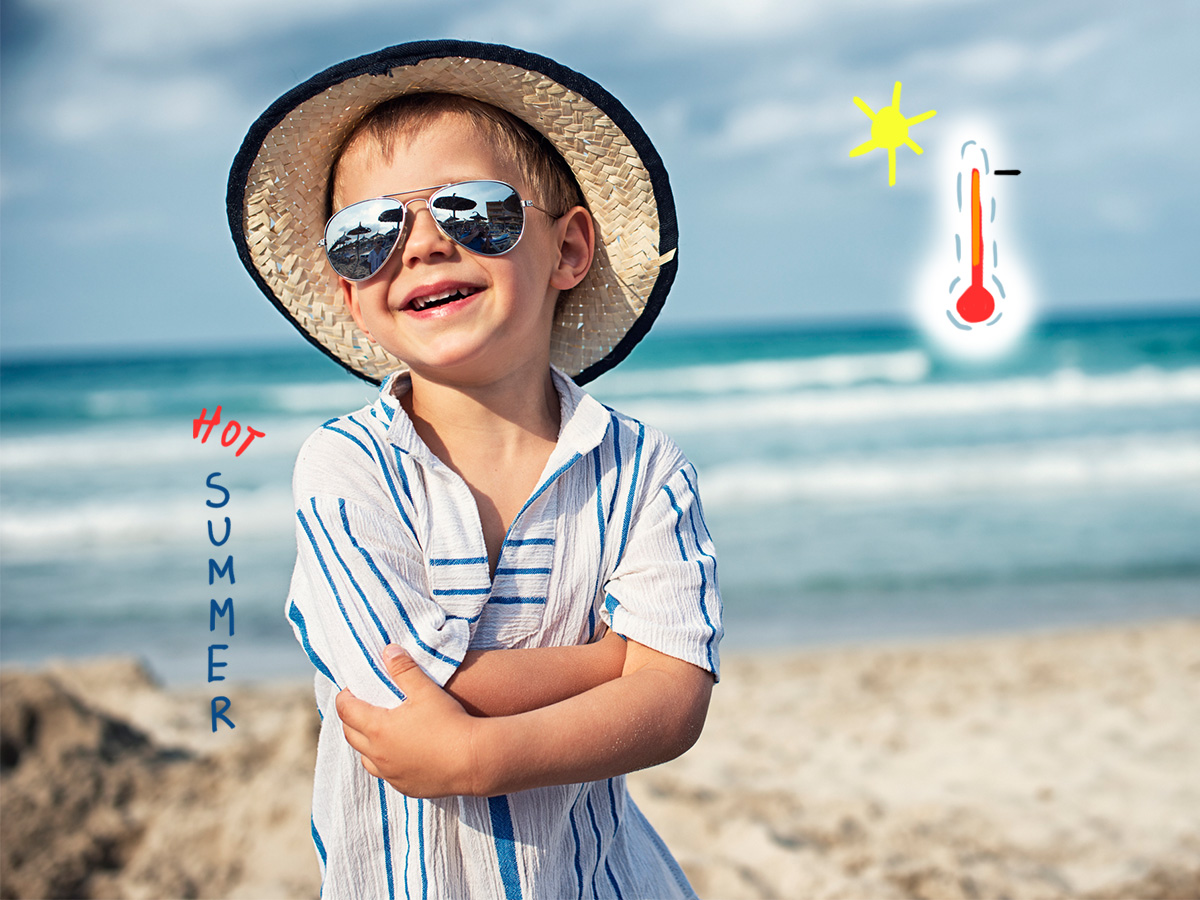 Καύσωνας: Πώς να ντύσεις το παιδί σου σωστά τις ζεστές μέρες