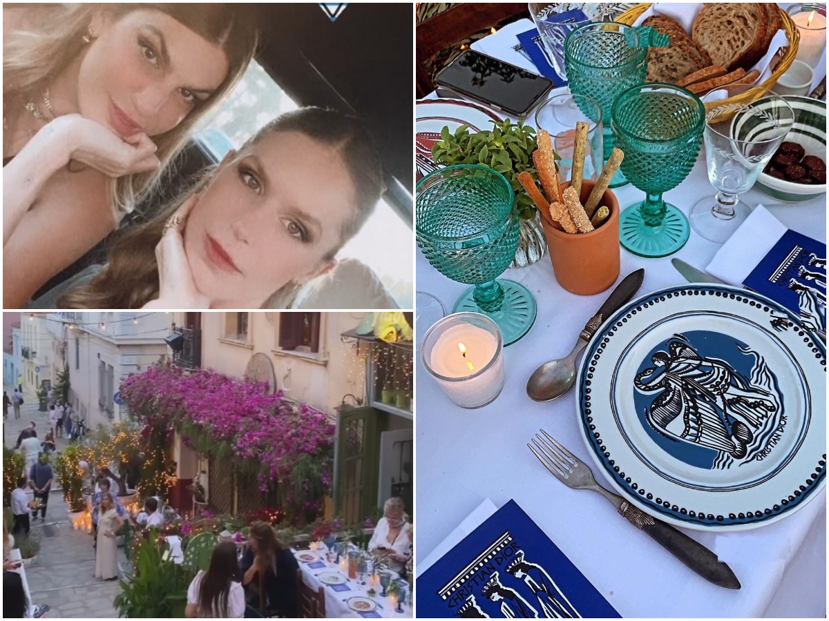 Το χλιδάτο πριβέ δείπνο του Dior, πριν την επίδειξη στο Καλλιμάρμαρο – Τα βίντεο της Ευγενίας Νιάρχου