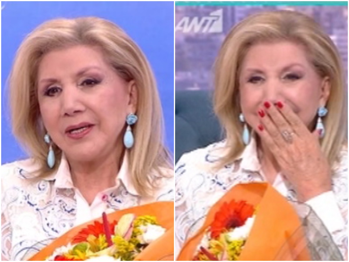 Λίτσα Πατέρα: Γενέθλια στο πλατό – “Λύγισε” στον αέρα με τα εγγόνια της
