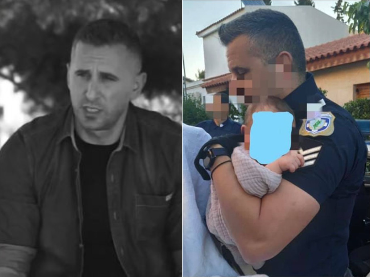 Γλυκά Νερά: Το συγκινητικό μήνυμα του αστυνομικού που κράτησε στην αγκαλιά του το μωρό της Καρολάιν