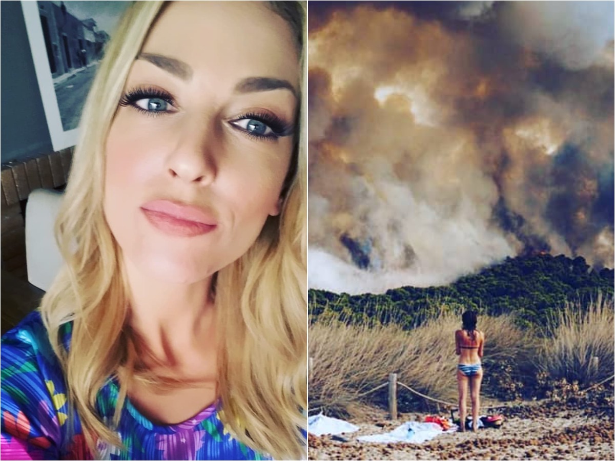Βανέσα Αδαμοπούλου: “Σιγή για τα πεθαμένα δέντρα και τις καμένες σάρκες” – Η φωτογραφία της μπροστά στη φωτιά