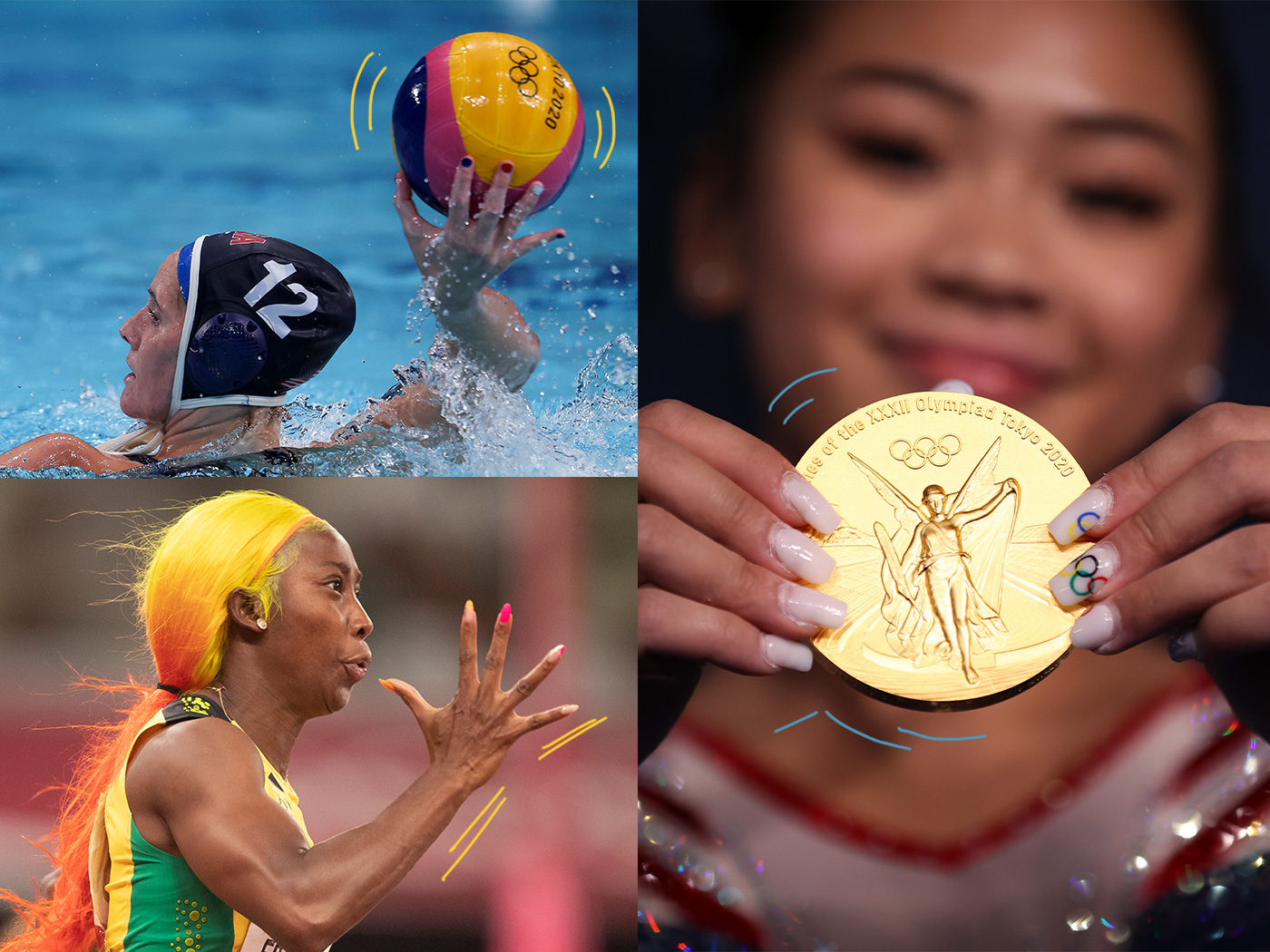 Τα nail art των αθλητριών των Ολυμπιακών αγώνων: αυτά είναι τα αγαπημένα μας!