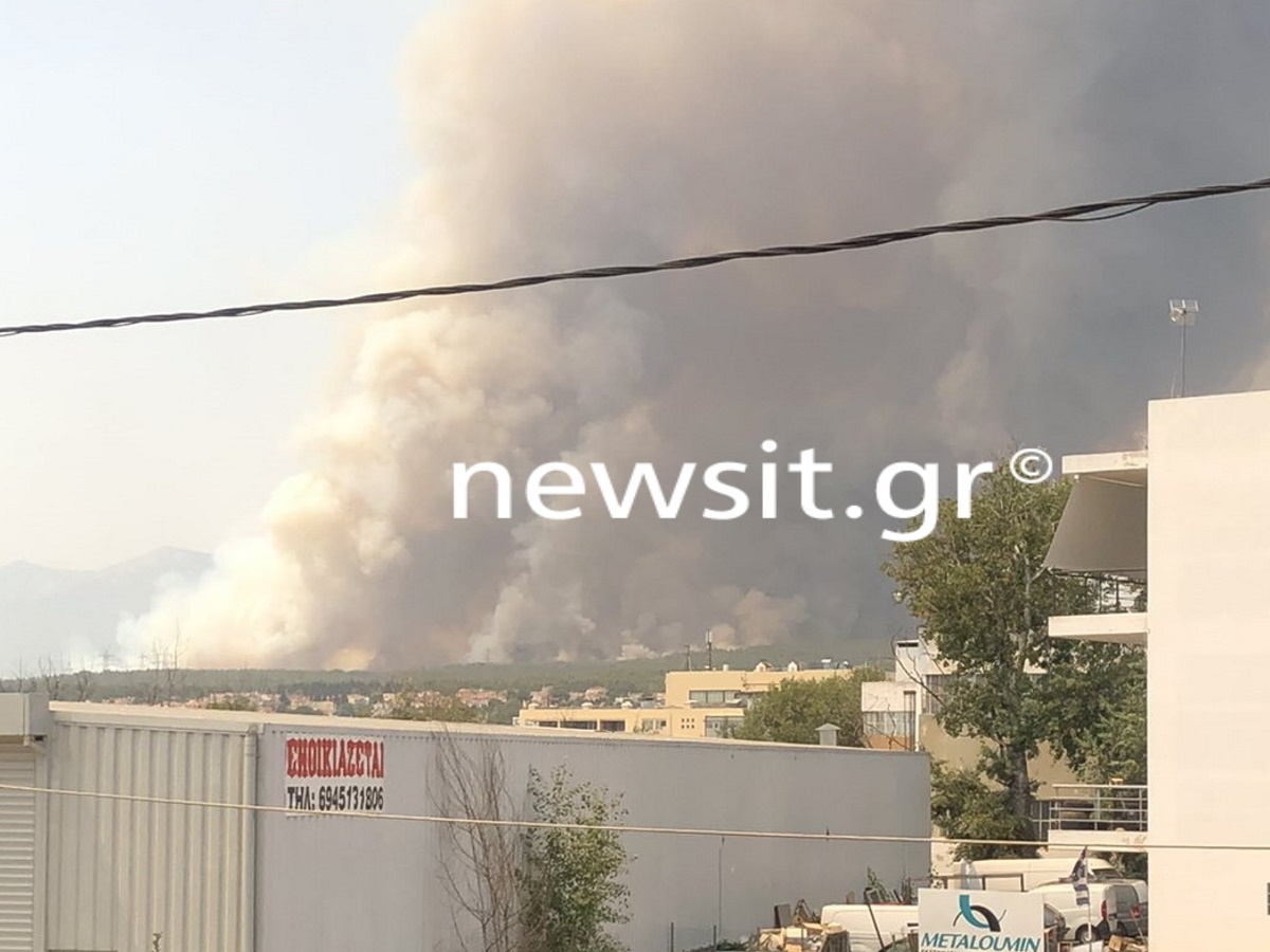 Φωτιά στη Βαρυμπόμπη: Νέα αναζωπύρωση