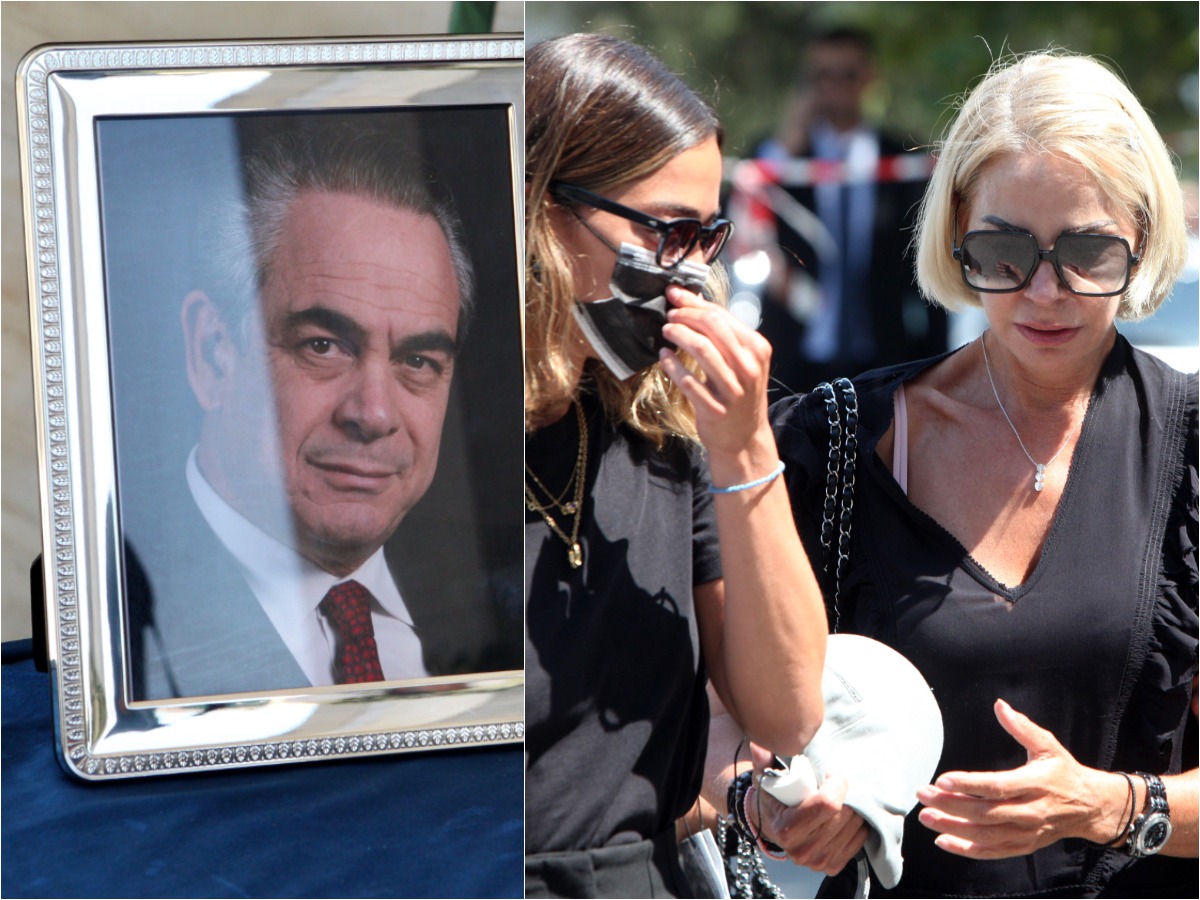 Θλίψη στην κηδεία του Κωνσταντίνου Μίχαλου