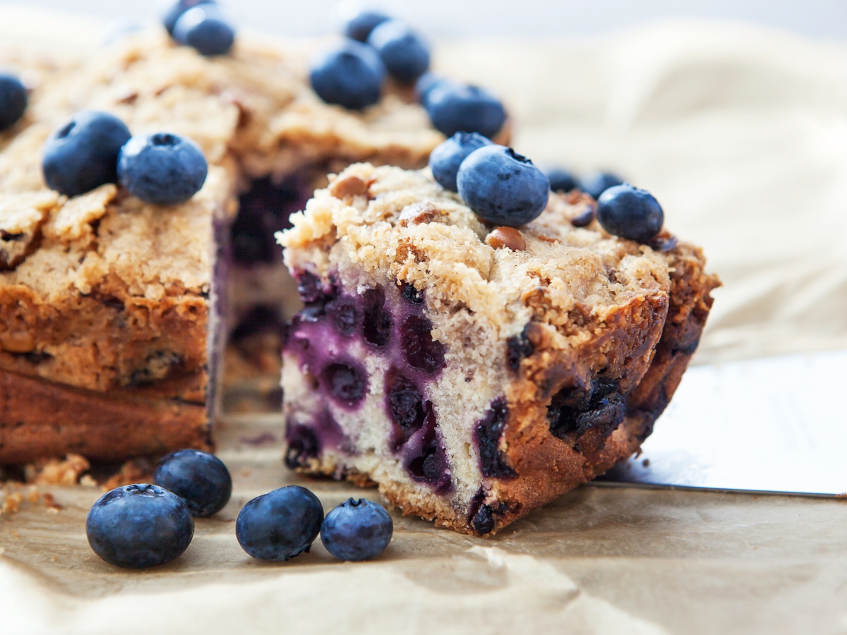 Συνταγή για αφράτο κέικ με blueberries