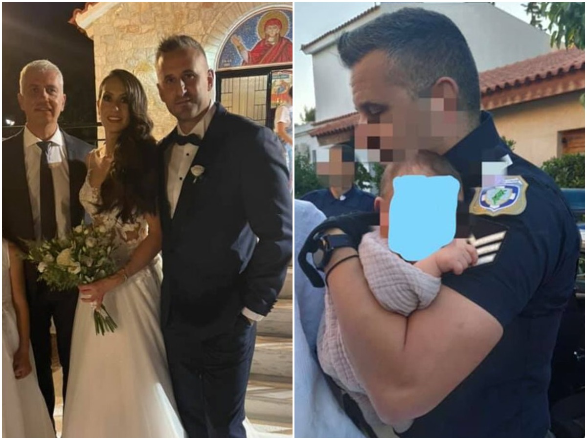 Παντρεύτηκε ο αστυνομικός που προκάλεσε συγκίνηση με την στοργική αγκαλιά στο μωρό της Κάρολαιν