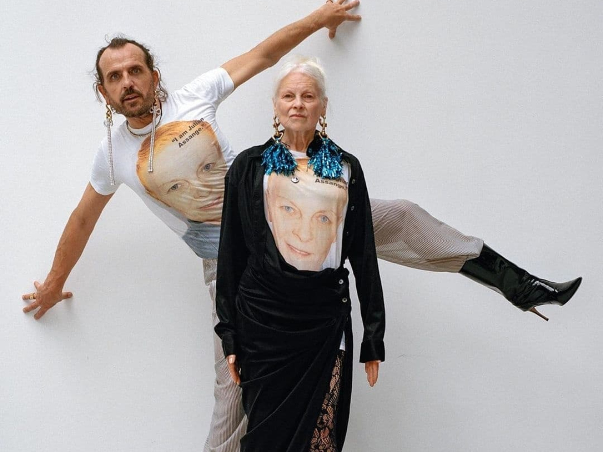 H Vivienne Westwood σε σπάνια κοινή φωτογράφιση με τον σύζυγο της