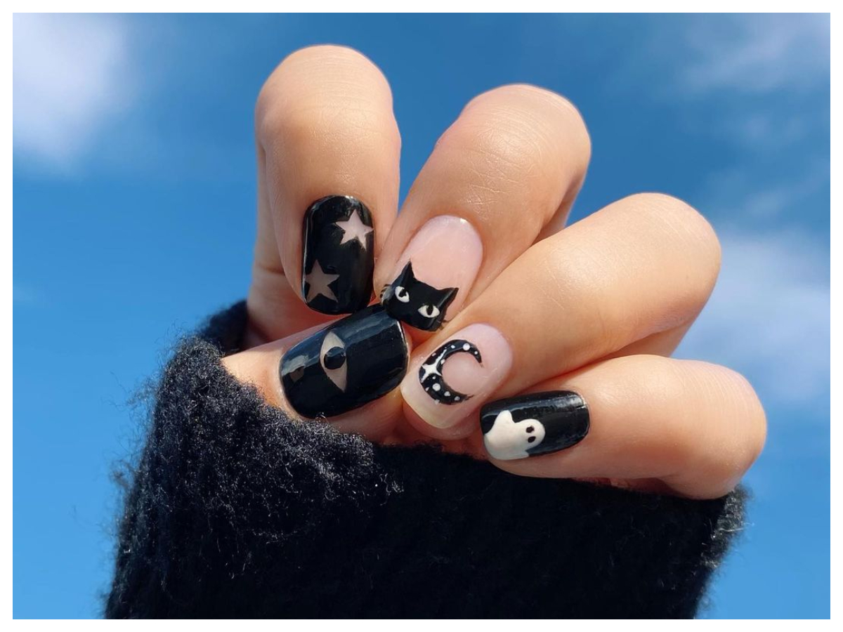 Halloween nails: Δες τα πιο ευφάνταστα ακόμη κι αν δεν είσαι έτοιμη για trick or treat