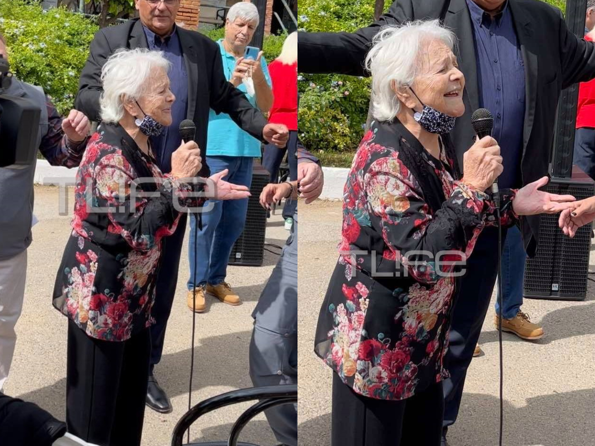 Μαίρη Λίντα: Η συγκινητική στιγμή που τραγουδάει ξανά μετά από πολλά χρόνια στο Γηροκομείο Αθηνών