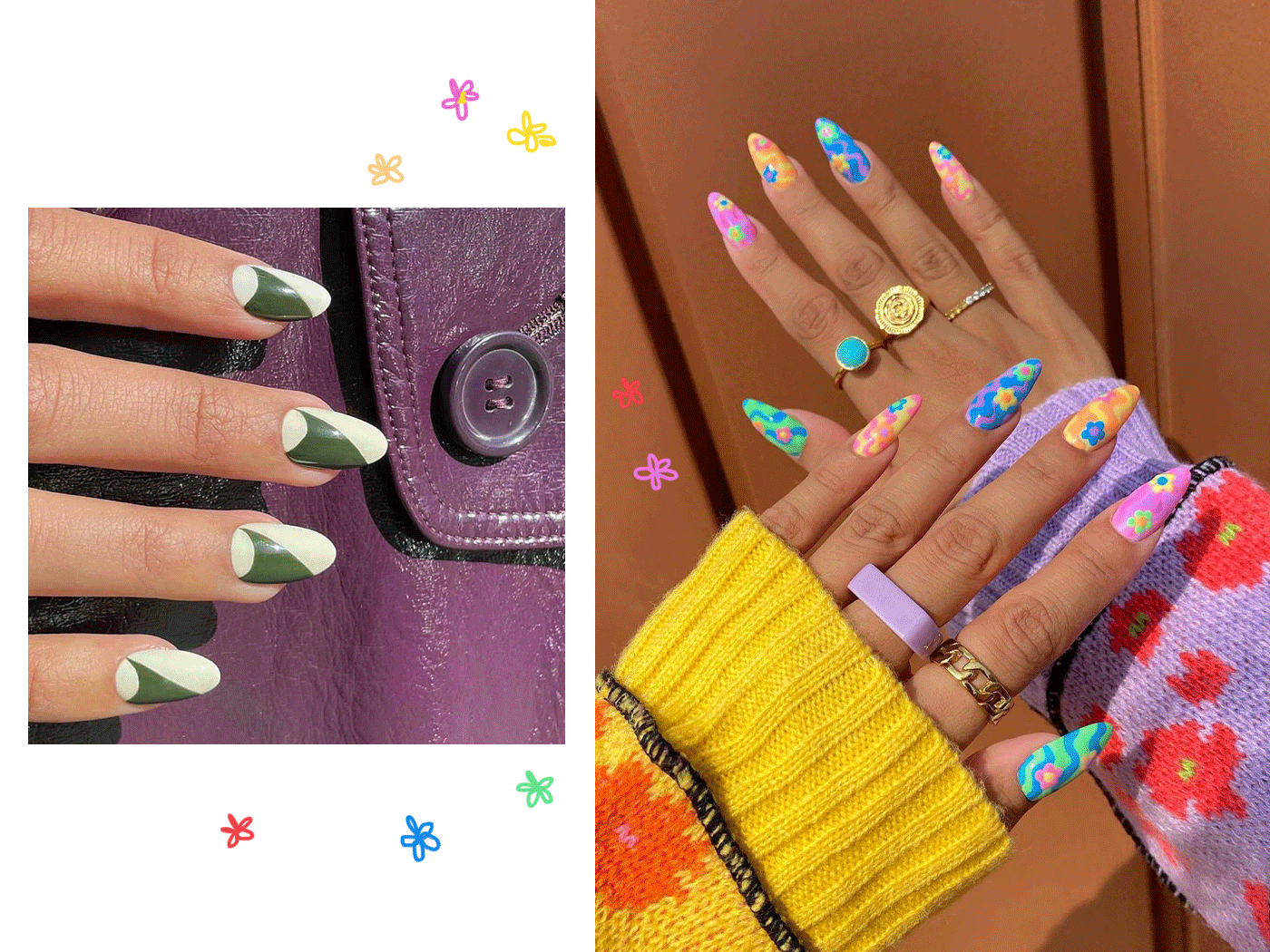 Retro nails: Έρχονται από τα 70’s και θα σου χαρίσουν τo απόλυτο hippy chic twist
