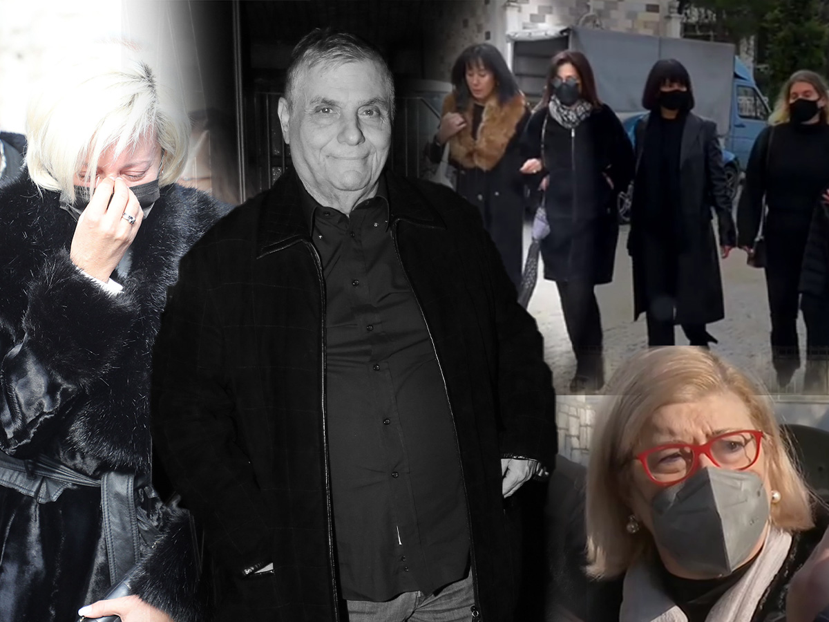 Κηδεία Γιώργου Τράγκα: Οι τρεις γυναίκες της ζωής του στο «τελευταίο αντίο»