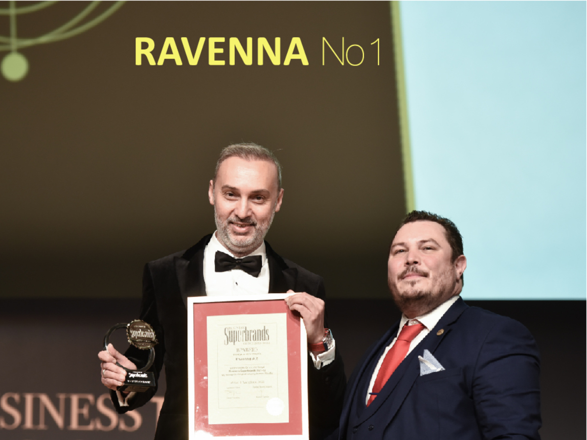 RAVENNA No1: Διάκριση στα Superbrands για 2η συνεχή φορά!