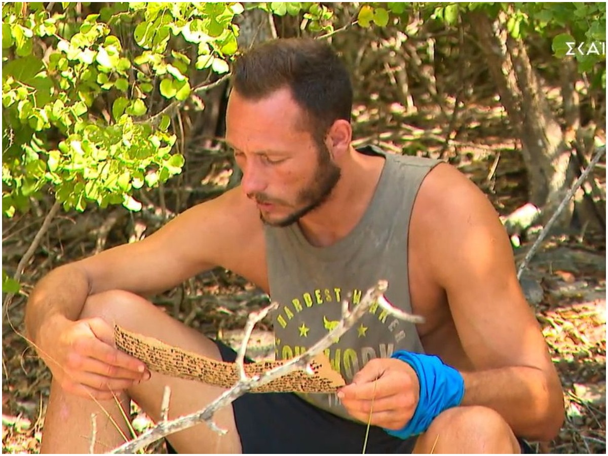 Survivor: Ο Γιώργος Κατσαούνης δεν πίστευε στα μάτια του όταν διάβασε το γράμμα της Μυριέλλας Κουρεντή