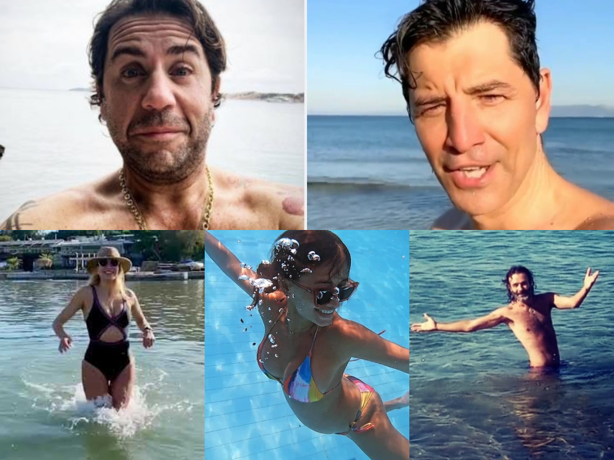 Χειμερινοί κολυμβητές: Οι Έλληνες celebrities που προτιμούν τη θάλασσα… αντί για τα χιόνια