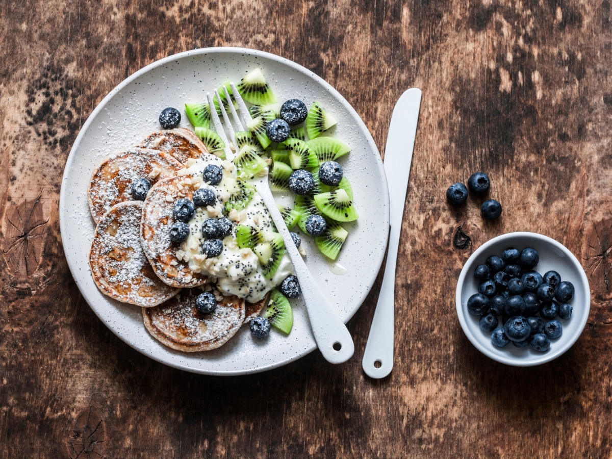 Συνταγή για ανάλαφρα Pancakes γιαουρτιού