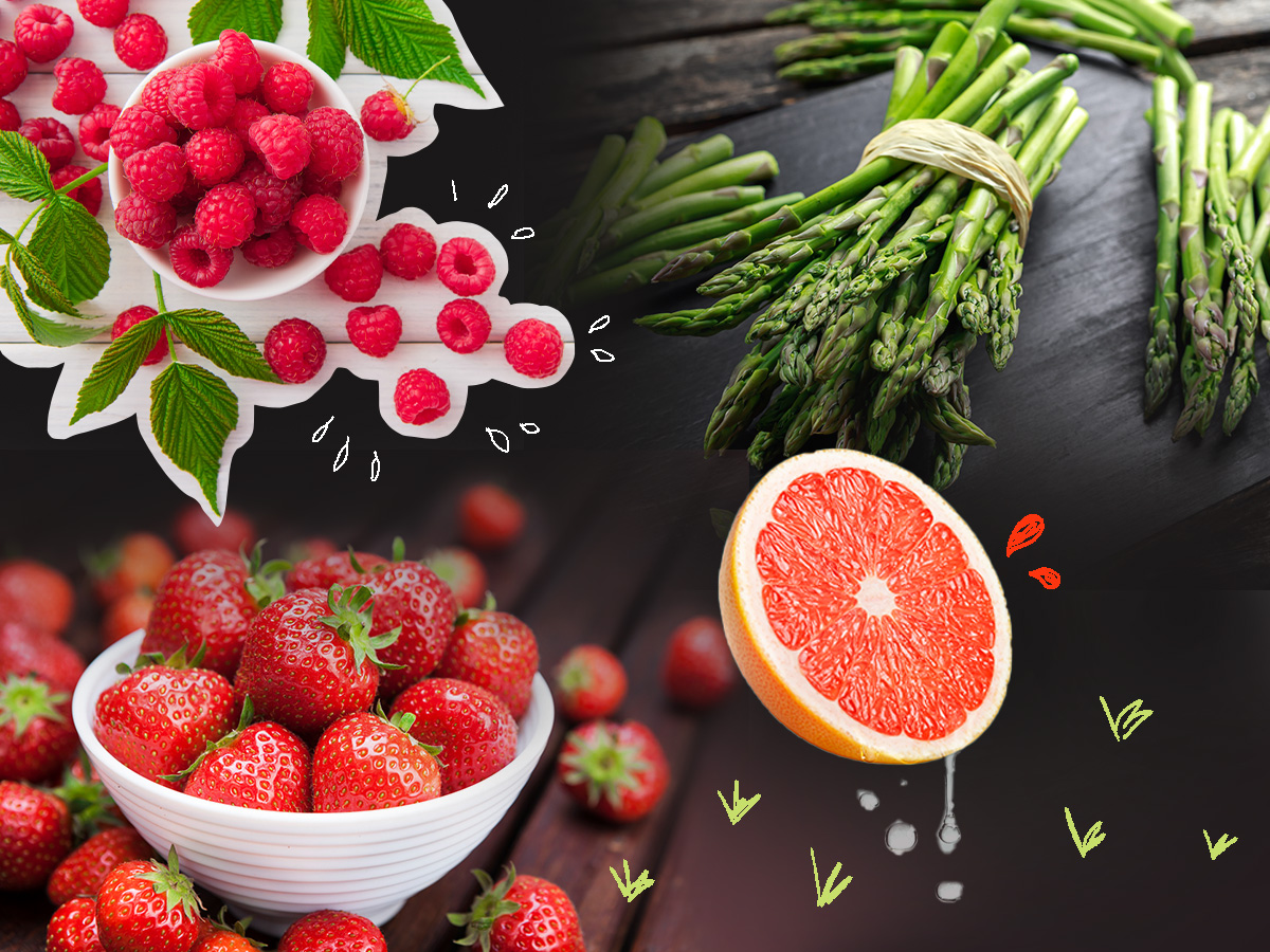 Αδυνάτισμα: Τα φρούτα και τα λαχανικά της Άνοιξης που σε βοηθούν να χάσεις κιλά