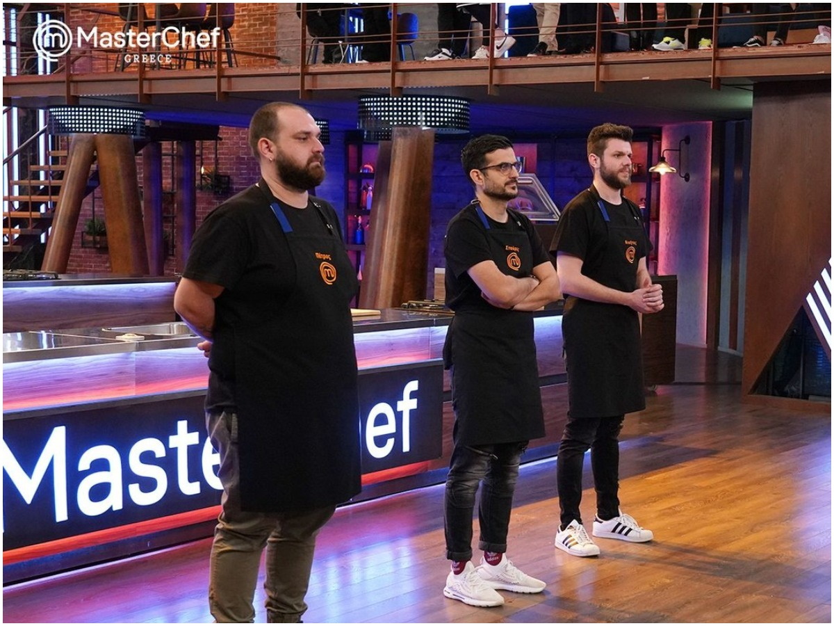 MasterChef: Σταύρος Λορέντζος, Νικήτας Μπατσικούρας, Πέτρος Ανδρουλιδάκης οι τρεις υποψήφιοι