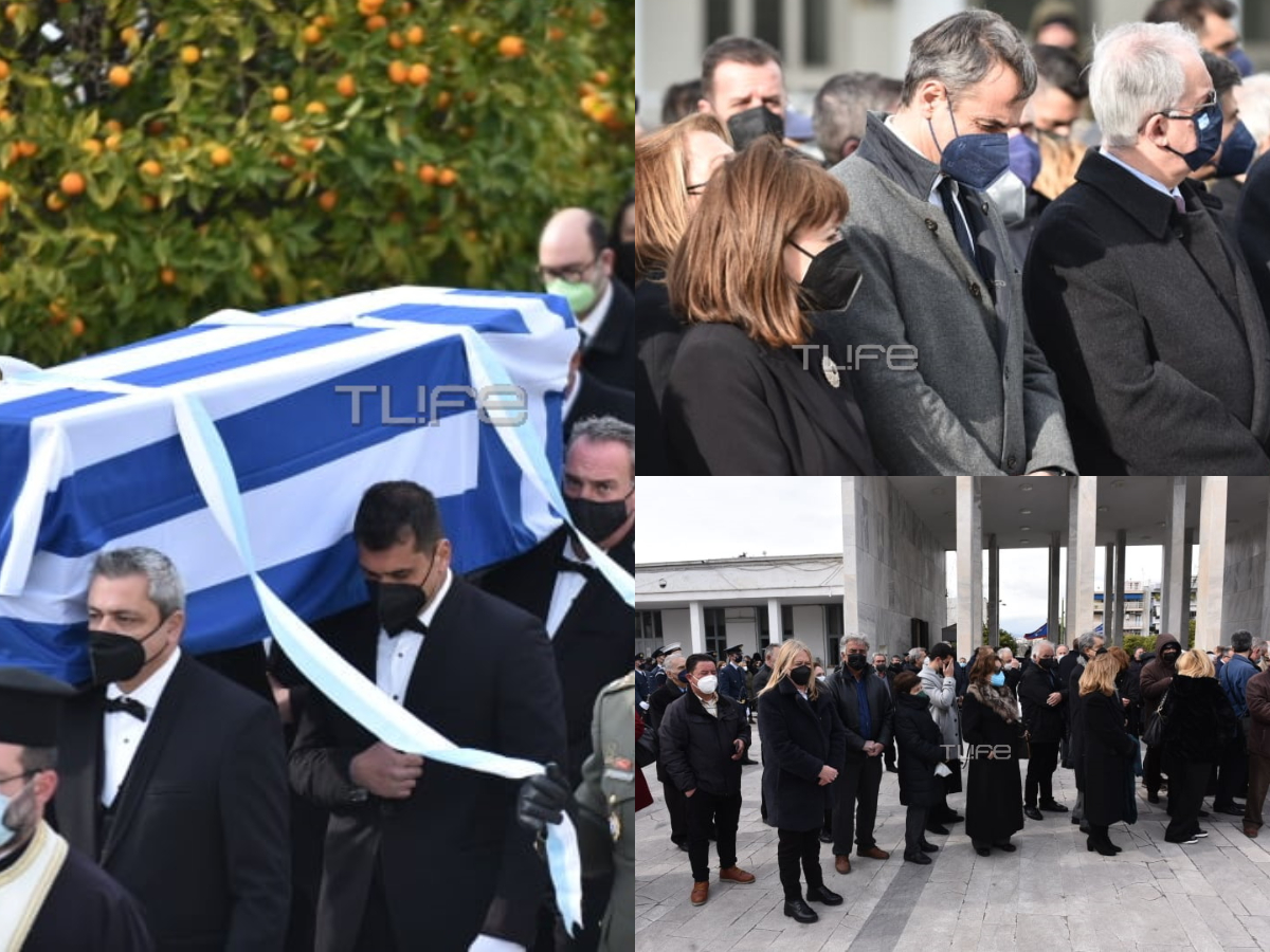 Κηδεία Μαριέττας Γιαννάκου: Θλίψη στο «τελευταίο αντίο» – Πλήθος κόσμου στο Α’ Νεκροταφείο