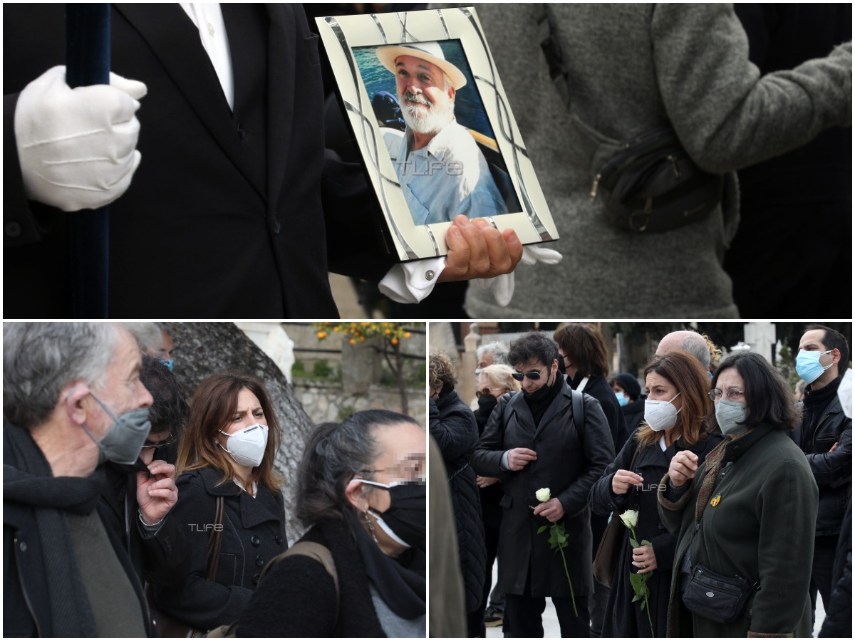 Κωνσταντίνος Ζαμπάρας: Θλίψη στην κηδεία του ηθοποιού