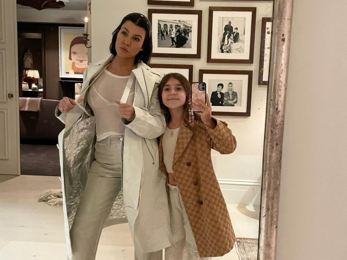 Kourtney Kardashian: Υιοθέτησε το ωραιότερο floral μανικιούρ matchy με την κόρη της Penelope