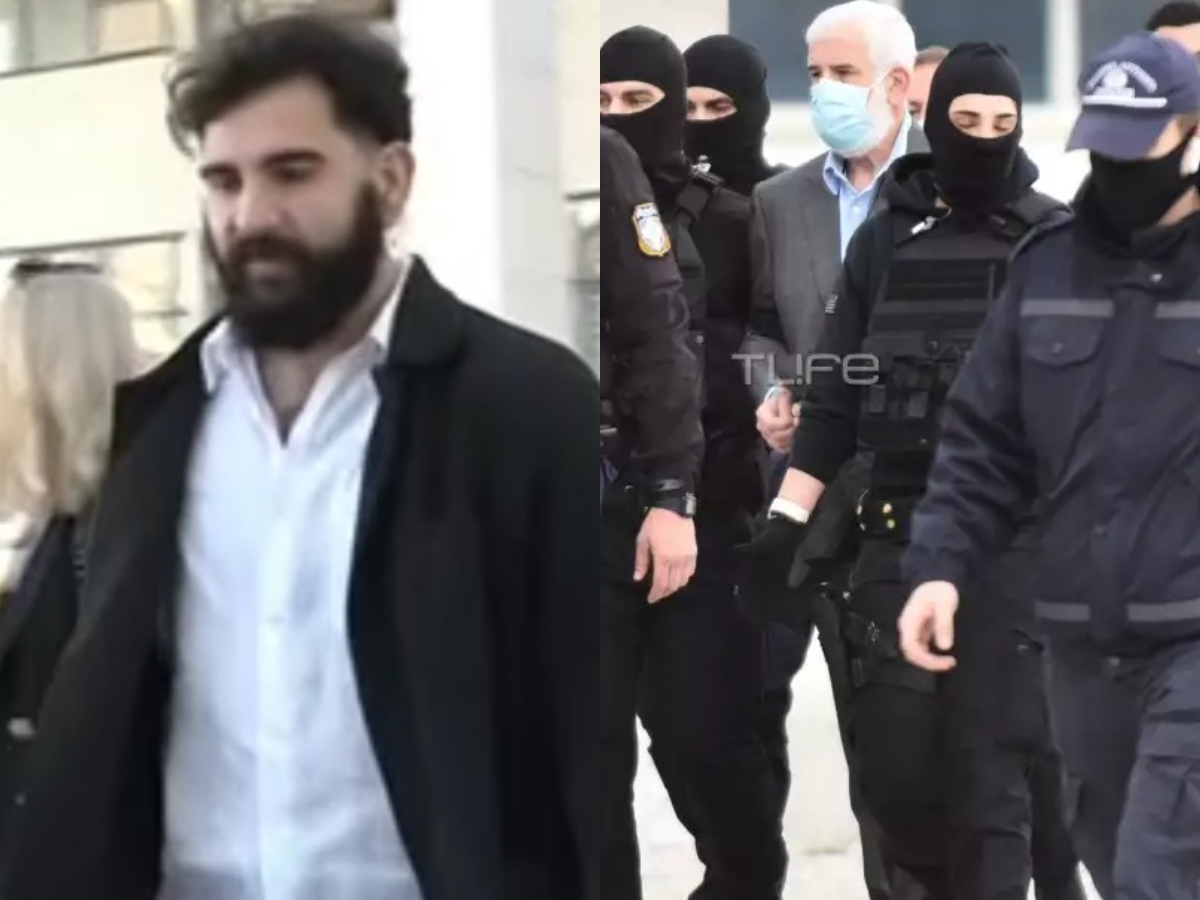 Πέτρος Φιλιππίδης: Ο γιος του Δημήτρης Φιλιππίδης στο πλευρό του στο δικαστήριο