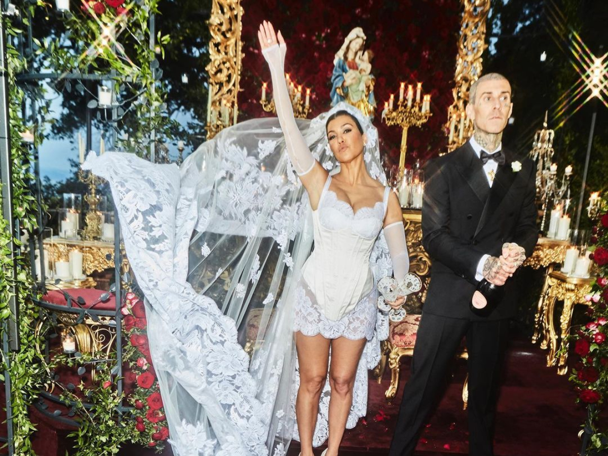 Kourtney Kardashian: Το νυφικό μανικιούρ της σε αντίθεση με το bridal look ήταν minimal chic