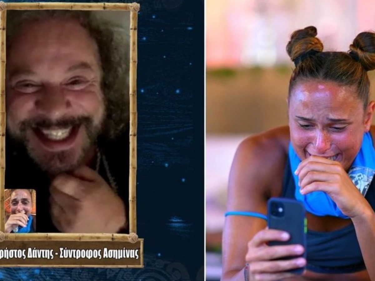 Survivor: Η Ασημίνα Χατζηανδρέου ξέσπασε σε κλάματα με το που αντίκρισε τον Χρήστο Δάντη