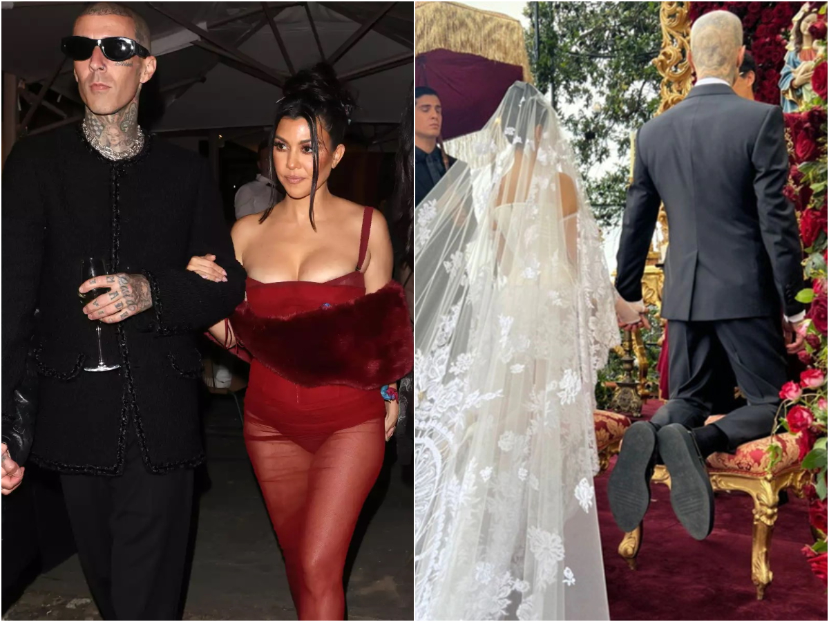 Kourtney Kardashian – Travis Barker: Παντρεύτηκαν στην Ιταλία με θρησκευτικό γάμο – Οι πρώτες φωτογραφίες