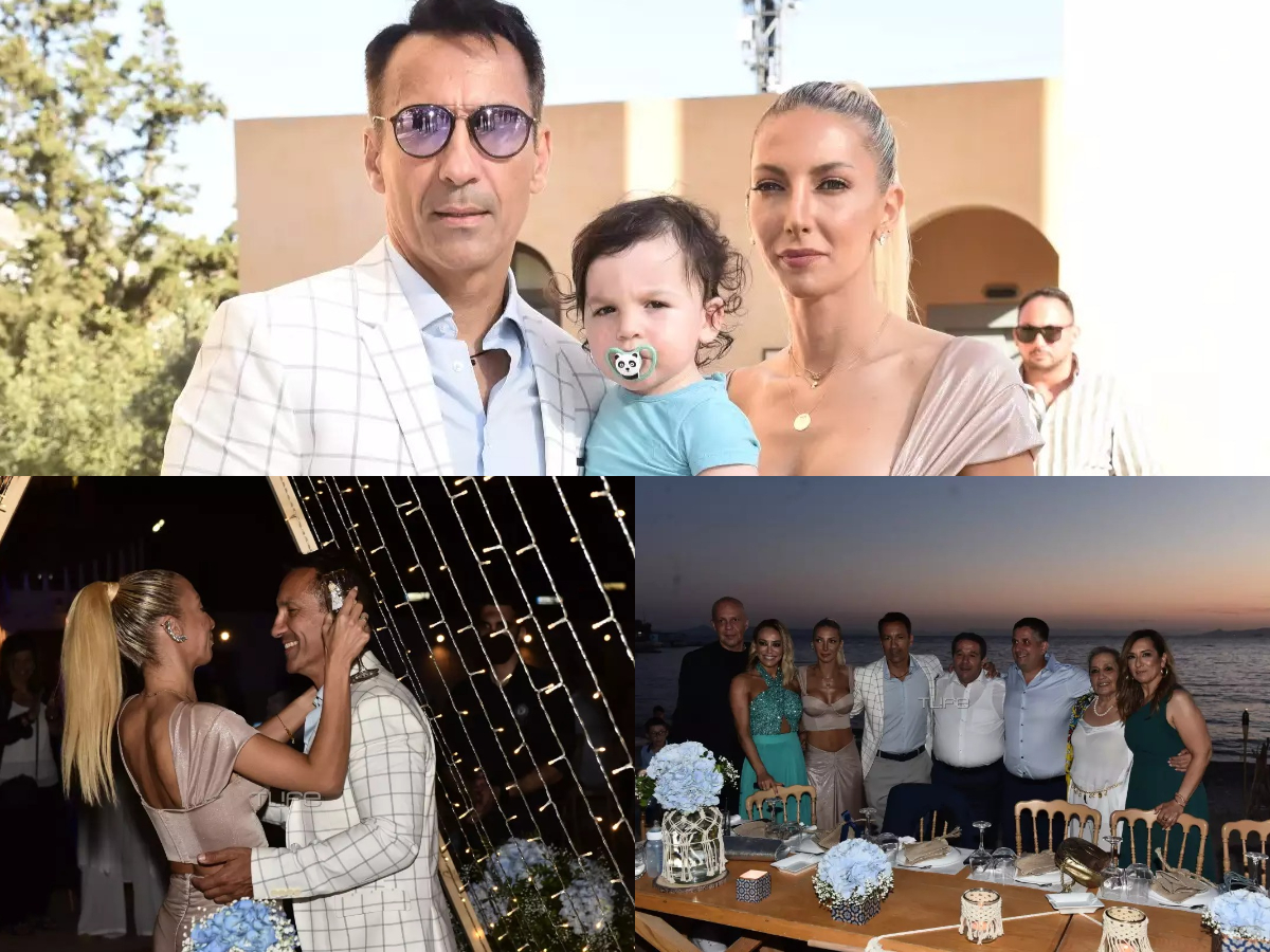 Πέτρος Ίμβριος – Συράν Λελούδα: Το φωτογραφικό άλμπουμ από τη βάπτιση του γιου τους και το γαμήλιο πάρτι τους