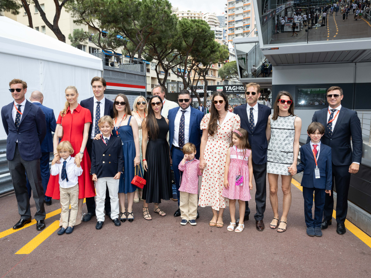 Η Βασιλική οικογένεια του Μονακό στον αγώνα της Formula 1 με άψογο στιλ