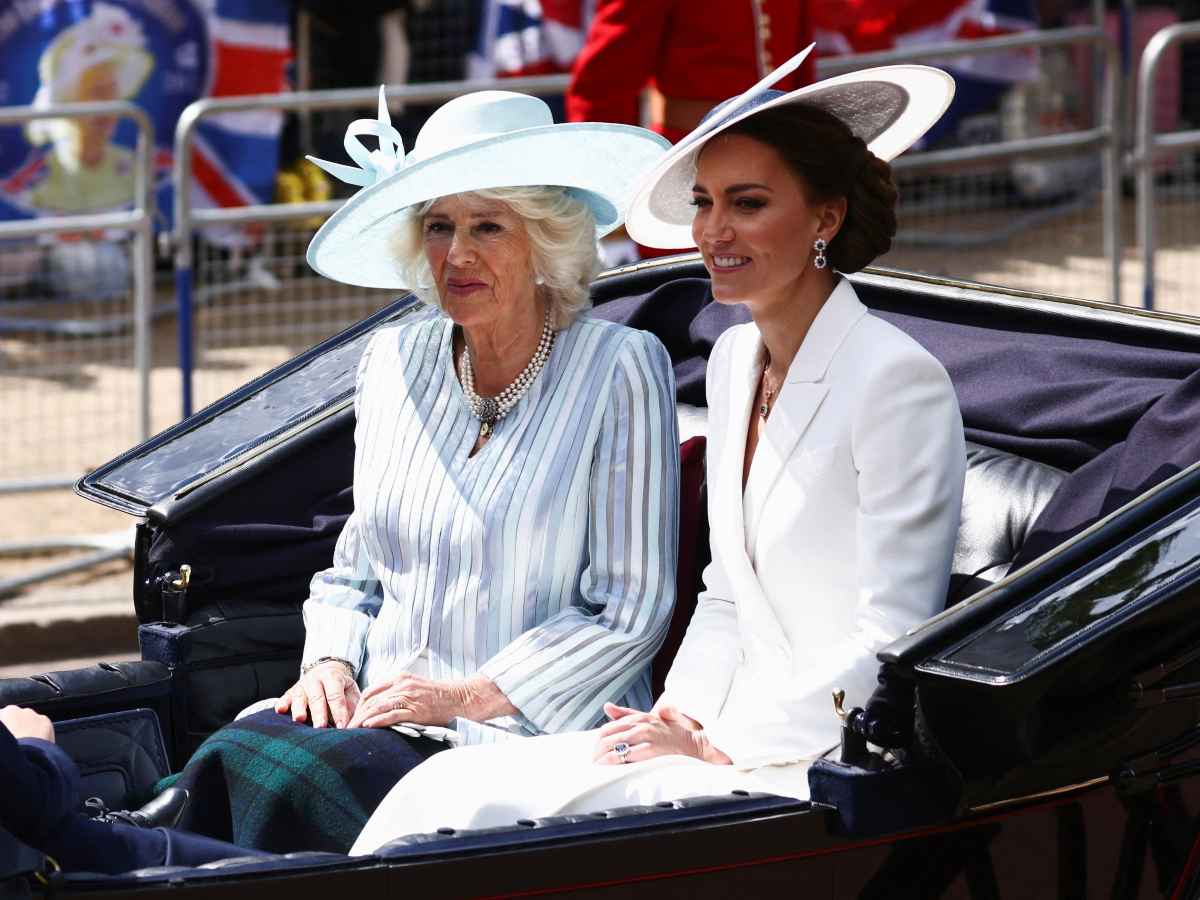Kate Middleton: Tι φόρεσε στην παρέλαση για το Πλατινένιο Ιωβηλαίο