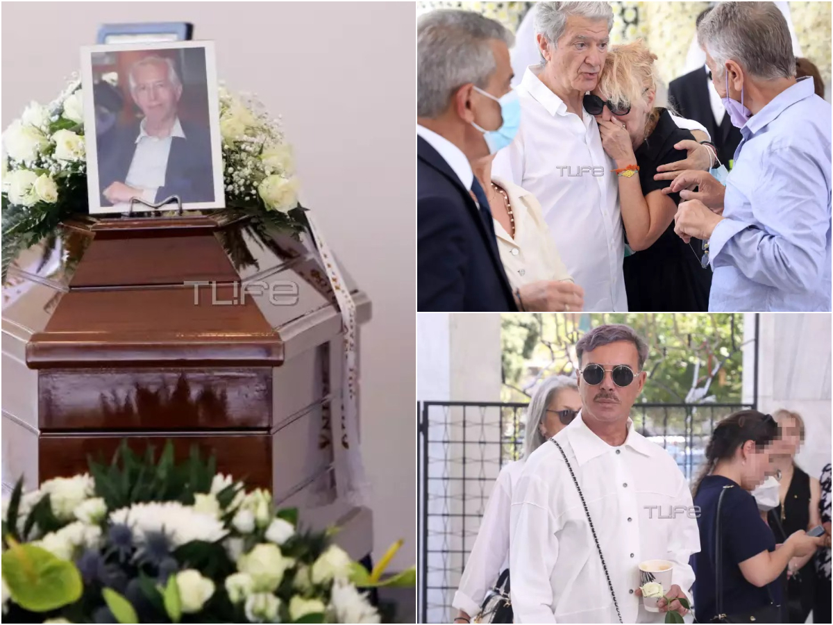 Κωνσταντίνος Τζούμας: Θλίψη στην κηδεία του στο Α’ Νεκροταφείο