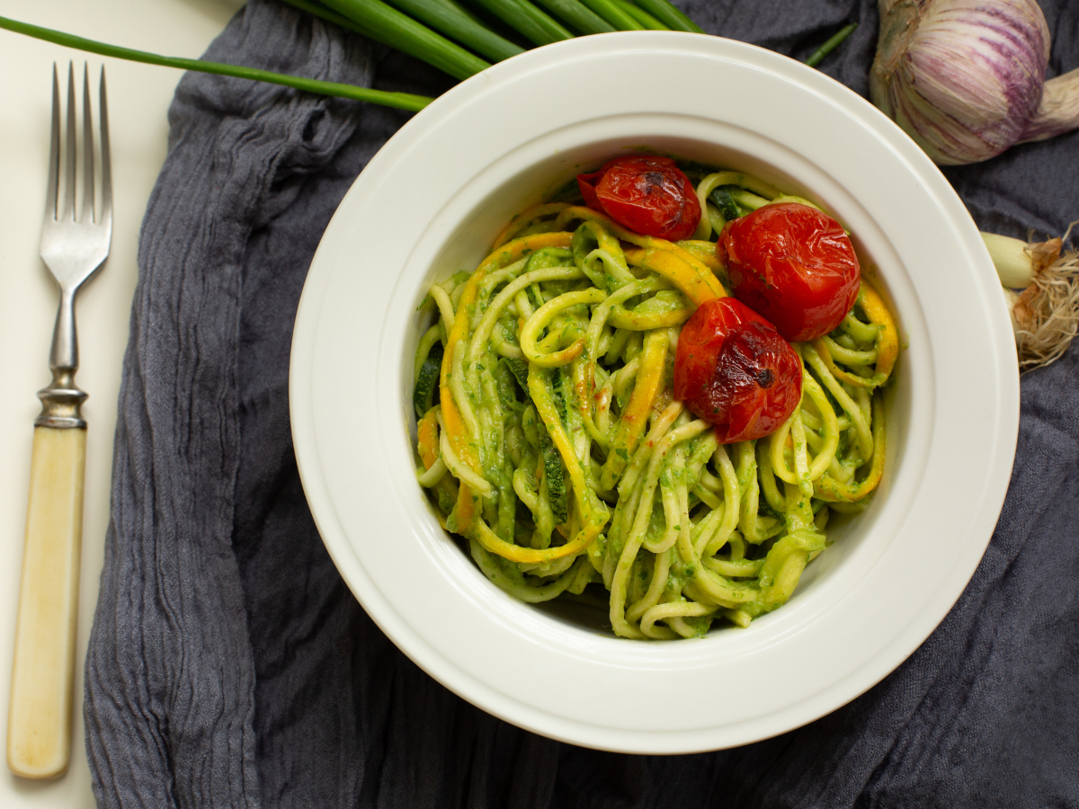 Συνταγή για spaghetti με σάλτσα αβοκάντο