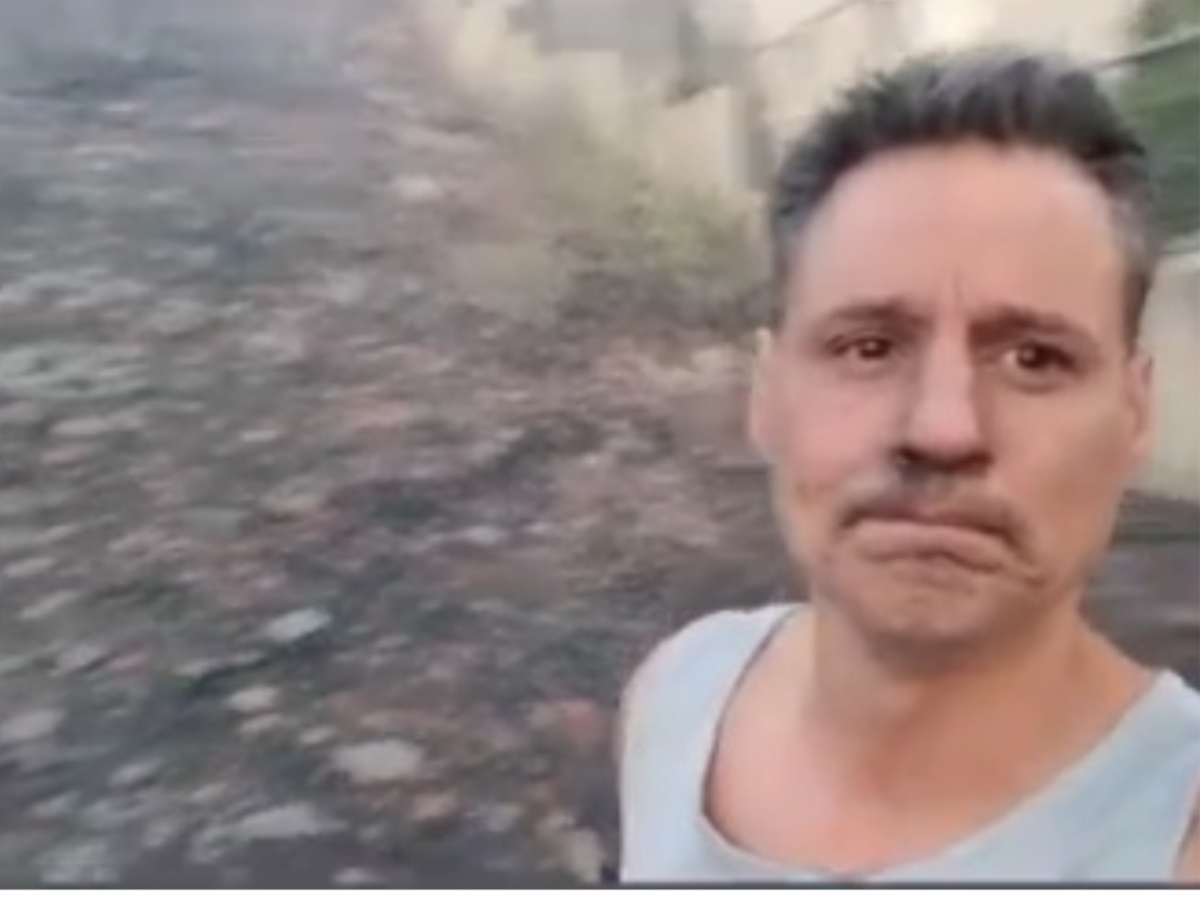 Γρηγόρης Πετράκος: Το βίντεο μέσα από τις στάχτες στο Ντράφι – Κάηκαν τα πάντα γύρω από το σπίτι του