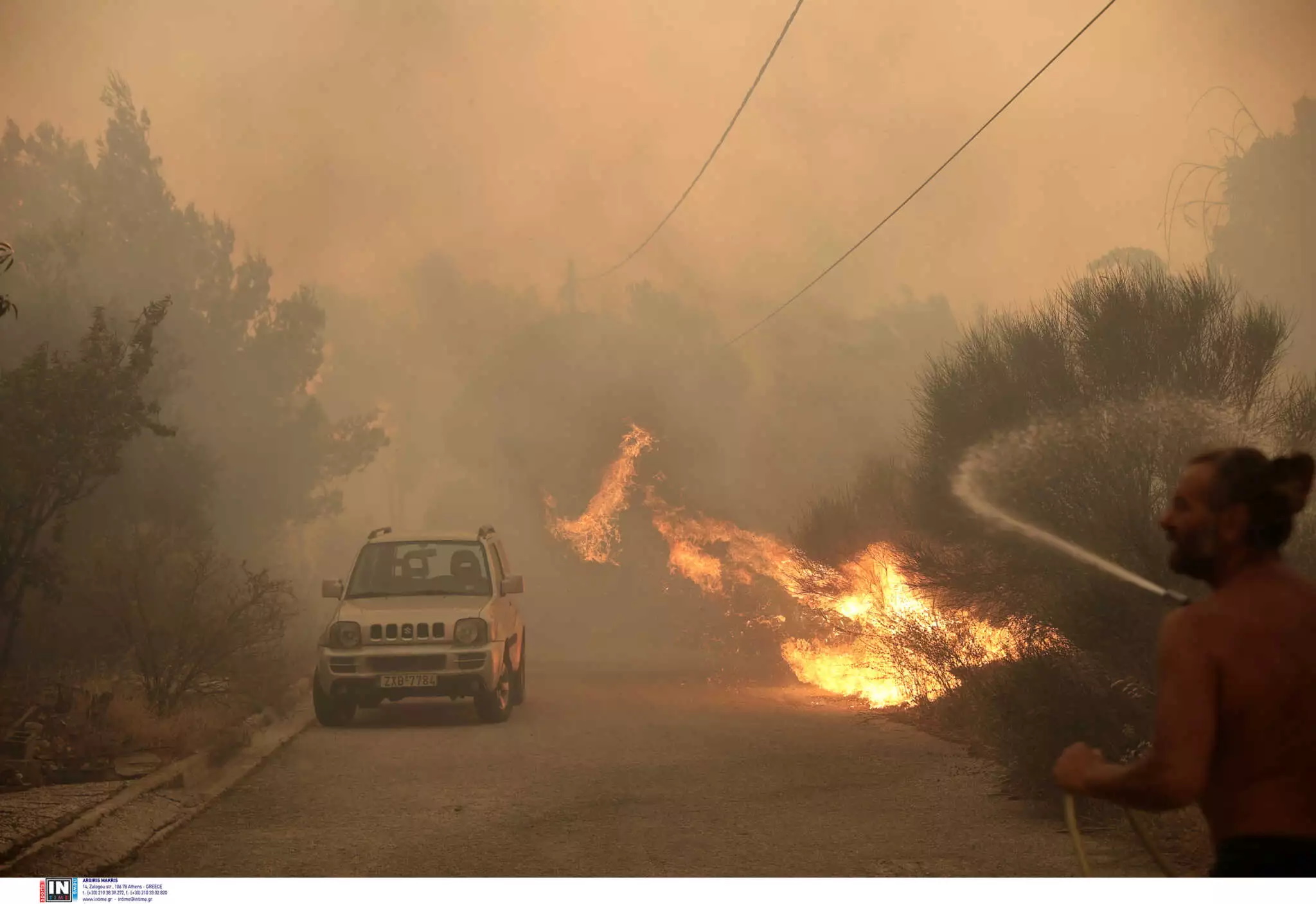 Φωτιά στην Πεντέλη: Μετά το Ντράφι εκκενώνεται και η Ανθούσα